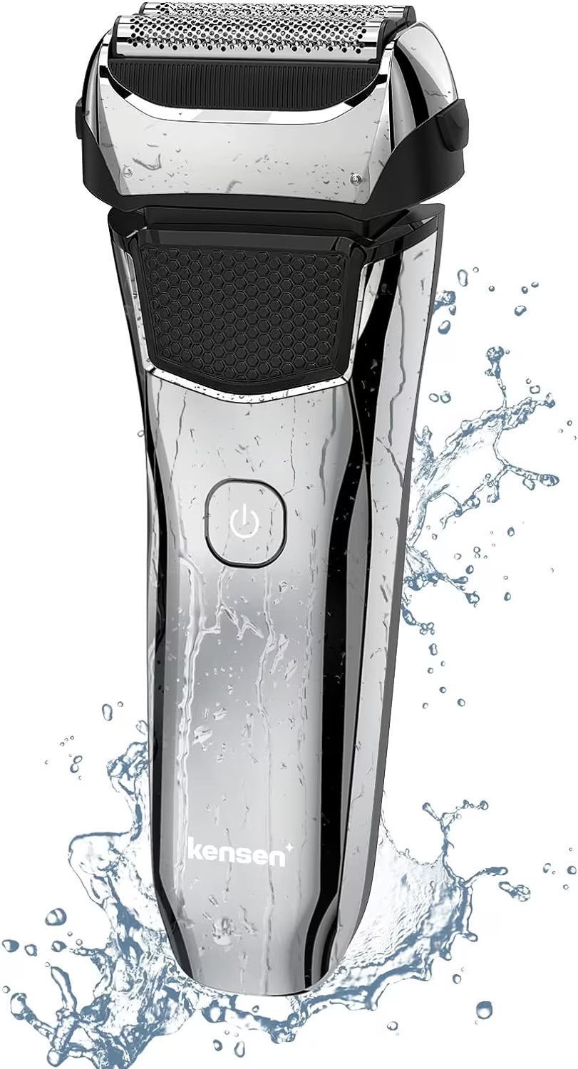 Wet & Dry Electric Foil Shaver for Men, Rechargeable Cordless Foil Shaver Desi Shopper